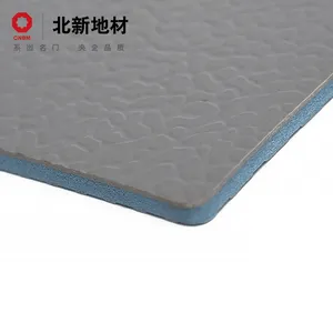 4.5mm Dark Grey Gem Pattern Vinyl PVC Flooring for Sports Areas HJ21501