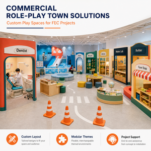 Equipo de juegos para interiores, Módulos de juego de rol para clínica dental y sala de tratamiento, Módulos de exhibición para proyectos FEC - Product Image 1