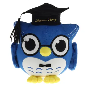 Wisuda Boneka Beruang Mainan Mewah Kustom Boneka Binatang Burung Hantu