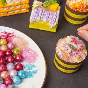 Bleu pour boisson <span class=keywords><strong>comestible</strong></span> paillettes ensemble 15 g/bouteille Halal poudre lustre poussière pour bricolage Cocktails Champagne boissons vin - Product Image 6