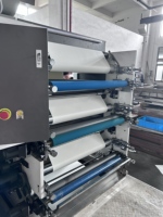 Mesin Cetak Flexo 6 Warna Otomatis untuk Tumpukan Tabung Gelas Kertas, Mesin Press Multiwarna Kecepatan Tinggi HSS-950