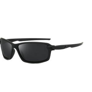 Lunettes de soleil polarisées pour hommes, monture noire, verres TAC, protection UV400, cyclisme, sports de plein air, pêche, conduite - Product Image 2