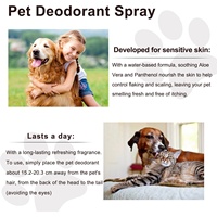 Yegbong – Spray désodorisant 100 % naturel à base de plantes pour animaux de compagnie, écologique, parfum corporel rafraîchissant pour une élimination longue durée des odeurs