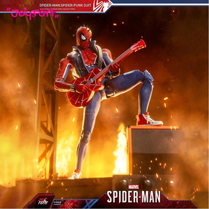 ZD Toys <span class=keywords><strong>Marvel</strong></span> Spider-Man Punk Armor 18cm/7in <span class=keywords><strong>Figurine</strong></span> d'action articulée à l'échelle 1/10 Modèle de <span class=keywords><strong>collection</strong></span> Figurines à collectionner - Product Image 3