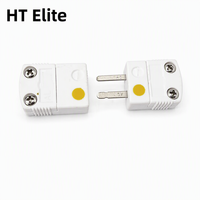 Connecteur Thermocouple Mini Type K Interface USB Étanchéité IP68 Matériau Plastique Contrôleur de Température Haute Précision 0,001°C