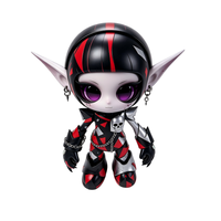 Figura de acción articulada de elfo gótico personalizada OEM, muñeco coleccionable con embalaje personalizado, servicio personalizado de fábrica original de China
