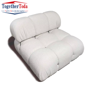 Sofá Seccional Extensible de Terciopelo Inflable de Lujo Moderno con Reclinable para Sala de Estar - Product Image 5