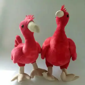 Oem निर्माता कस्टम लाल भरवां तुर्की आलीशान खिलौना बच्चों के लिए उपहार