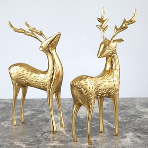 Arredamento moderno per la casa ornamento a forma di cervo sika decorazione soggiorno in stile europeo - Product Image 4