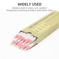 Non affûtant couleur blanche Invisible tissu marqueur fer vapeur chaleur effaçable Crayon crayon pour tissu