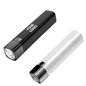 Wholesale 1200mAh USB Rechargeable 2-in-1 Portable Power Bank Charger Good Quality Outdoor with Flashlight Promotional Product