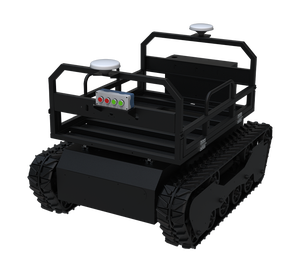 RTK หุ่นยนต์ขนส่งอิสระที่ติดตามได้สำหรับการใช้งานกลางแจ้งในทุกพื้นที่ในการก่อสร้างฟาร์มระบบนำทางในระดับเซนติเมตรสามารถโดยสารรถประจำทางได้ - Product Image 1