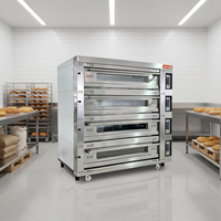 Four à pâtisserie commercial numérique portable de haute qualité 380V, nouvelle machine à cuire automatique