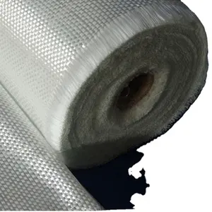 E Glass Fiber Woven Roving Fiberglass Fabric Plain Weave Cloth