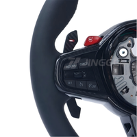Volant sport en cuir style LCI pour mise à niveau, compatible G05 G20 G30 G2X G3X G8X F9X 2018-2024, intérieur carbone personnalisé