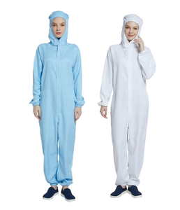 Tela Antiestática de Poliéster a Prueba de Polvo para Ropa de Sala Limpia, Ropa de Seguridad Diseñada para Espacios Controlados y Acabado Suave - Product Image 6