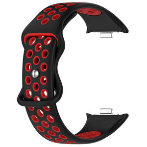 Correas de reloj inteligente DFS01 de doble color, impermeables, con orificios, deportivas, transpirables, de silicona, para Xiaomi Mi Watch8 Pro - Product Image 5