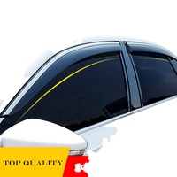 Deflector de Viento para Ventanilla de Coche, Visera Protectora de Lluvia y Sol para Puerta Lateral, para TOYOTA FORTUNER