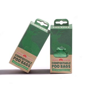 Bolsas Orgánicas 100% Compostables y Resistentes para Excremento de Perro con Logotipo Personalizado Impreso - Product Image 6