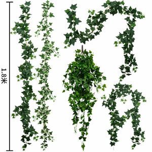 Vigne artificielle Fujikane 180 cm, plante en soie, décoration murale suspendue, verdure - Product Image 3