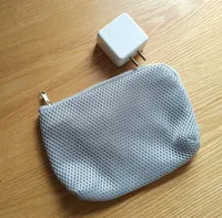 Étui de rangement pour câbles de voyage, accessoires d'ordinateur portables, pochette en maille zippée pour ordinateur portable, souris