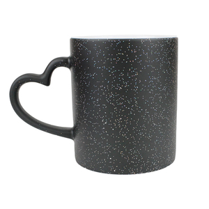 Tazza in ceramica magica con Glitter a sublimazione rosso nero blu 11Oz con manico rotondo regali personalizzati tazze per la decorazione della <span class=keywords><strong>casa</strong></span> tazza - Product Image 1