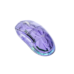 Aula Sc660 6D 10000dpi RGB Backlit ánh sáng có thể sạc lại chất lượng trong suốt Chuột chơi game tri-chế độ không dây & có dây Backlit ánh sáng - Product Image 1