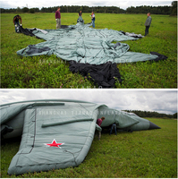 Chasseur de simulation gonflable personnalisé pour leurre d'exercice
