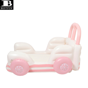 <span class=keywords><strong>Letto</strong></span> Gonfiabile da Viaggio per Bambini, Premium Rosa Caramella, Materasso ad Aria Portatile Estivo per Casa, Tenda, Campeggio, Pernottamento - Product Image 4