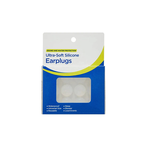 Tapones para los Oídos de Silicona Suave Resistentes al Agua con Reducción de Ruido de 27dB, Certificación CE, Desechables, para Natación y Trabajo, 3 Pares - Product Image 1