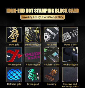 Custom High-Class Luxury Blue Design <strong>Business</strong> <strong>Card</strong> with Letterpress Printing Cardboard Material Custom Logo Hot Stamping Finish - Product Image 6