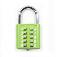 Cadenas à combinaison à 10 chiffres, cadenas à bouton-poussoir 8031A, approvisionnement direct d'usine, couleur personnalisée, cadenas à mot de passe numérique