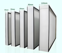 Filter HEPA H13 Mini Lipat Berkualitas Tinggi Baru yang Dapat Disesuaikan, Efisiensi 99,99%, Elemen Filter Udara Serat Kaca 0,3 Mikron, Harga Terjangkau