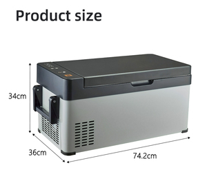 Réfrigérateur de voiture solaire portable et mobile Mini réfrigérateur 220v 12v compresseur congélateur de réfrigérateur de voiture pour le <span class=keywords><strong>camping</strong></span> - Product Image 3