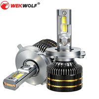 Phare LED automobile 160W 16000lm Ampoule H4 H7 H11 9005 Blanc Canbus Luz LED Automotivo pour système d'éclairage de voiture, camion, moto