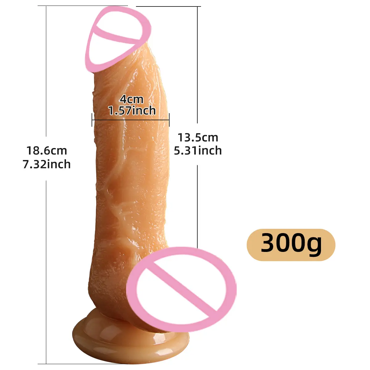 Toptan Dildos g-spot stimülasyon güçlü vantuz Anal mastürbasyon için seks oyuncakları ile gerçekçi Penis kadınlar için çift