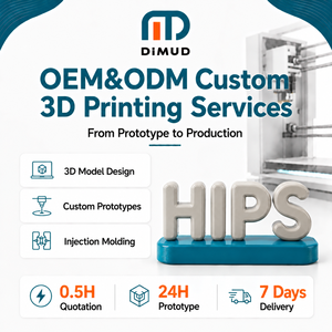 FDM <b>3D</b> Printing HIPS Plastic Housing Modeling Parts Support Product Design and Making Rapid Prototype Development service - Product Image 1