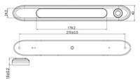 DAMAVO YML053 12-30V Dimmbare LED-Markisenleuchten USB-Betrieben 3W/8W/10W Intelligente Auto-Innenbeleuchtung für Schränke 1 Jahr Garantie