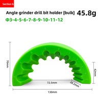 Outil d'affûtage polyvalent pour meuleuse d'angle, modèle A ou B avec 2-14 mm/3-12 mm, ABS épaissi pour l'entretien professionnel