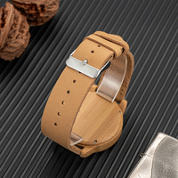 TJW jam tangan dan dompet pria, edisi terbatas olahraga kuarsa 2 buah casing kayu tampilan Dial penunjuk gaya mode koin