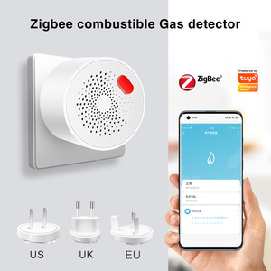 Tuya Smart Home Wifi Natural Gas Sensor Combustible Household Smart LPG Gas Leakage Alarm <b>Detector</b> Fire Security Protection - Product Image 6
