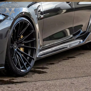 Jantes de Voiture Forgées Concaves Profondes en Alliage d'Aluminium Personnalisées Viaol 18-24" <span class=keywords><strong>Noir</strong></span> <span class=keywords><strong>Mat</strong></span> 5*112 5*120 5*114.3 Compatibles avec CLS63, 4 Pièces, Nouveau - Product Image 3