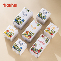 Boîtes en métal Tianhui pour épices matcha, boîte carrée en métal, petite boîte en étain pour le stockage du matcha, boîte à thé, boîte en étain pour le thé