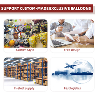 Balon Grosir Populer Spanyol 18 Inch Balon Foil Custom Bentuk Bintang Persegi Tahan Lama Dekorasi Pesta Tema Wisuda