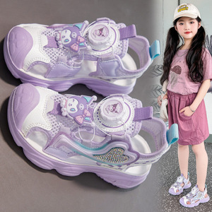 <span class=keywords><strong>Scarpe</strong></span> da Spiaggia per <span class=keywords><strong>Bambini</strong></span> con Punta Chiusa, Antiscivolo, con Bottone Rotante, Motivo Cartoon, Stile Coreano alla Moda, Modello Principessa - Product Image 2