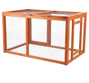 Jaula personalizada de madera <span class=keywords><strong>Natura</strong></span> para correr al aire libre, para patio trasero, pollos, parque infantil para animales pequeños - Product Image 1