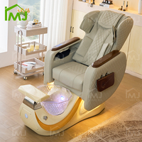 Meubles de salon de manucure de luxe, chaise de pédicure électrique avec massage des pieds, fauteuil de spa