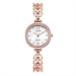 Affordable Luxury Starry Sky Fish Tail Women's <b>Watch</b> Mother of <b>Pearl</b> Dial Full Diamond Women's <b>Watch</b> - Product Image 6