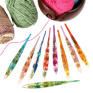 <span class=keywords><strong>Crochet</strong></span> à fleurs avec revêtement en <span class=keywords><strong>colle</strong></span>, <span class=keywords><strong>crochet</strong></span> allongé, <span class=keywords><strong>crochet</strong></span> en aluminium massif tissé à la main - Product Image 3