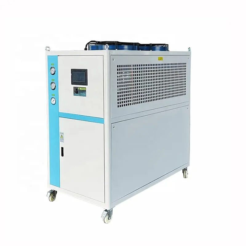 HUANQIU marchio 10hp tipo di scorrimento acqua refrigeratore refrigeratore industriale per macchina schiumatrice